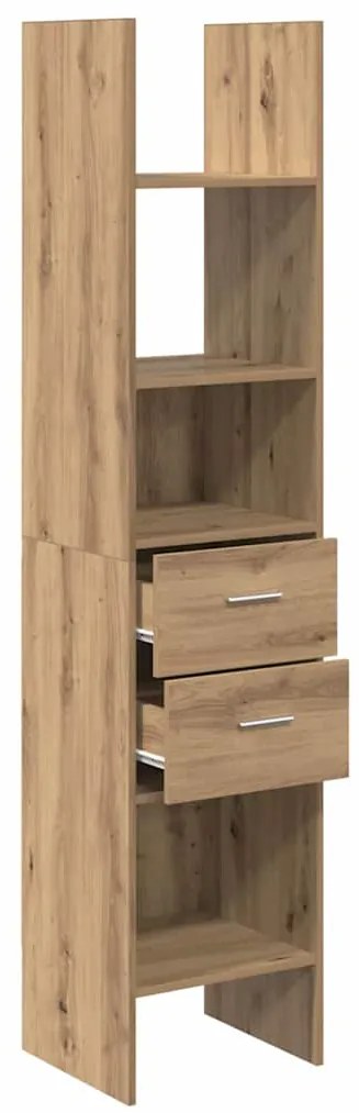 Gabinete de Livros carvalho artisiano 40 x 35 x 180 cm