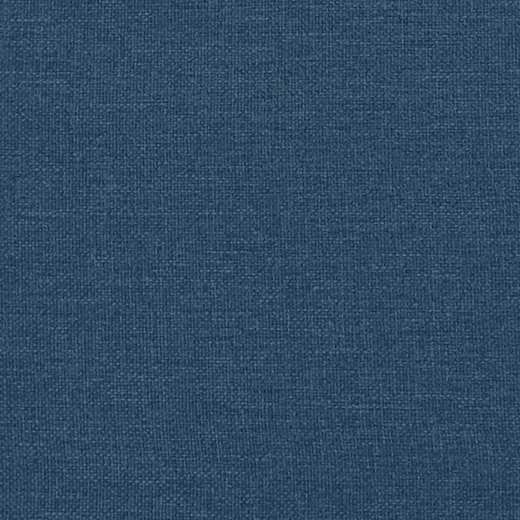 Cadeira de massagens reclinável c/ apoio de pés tecido azul