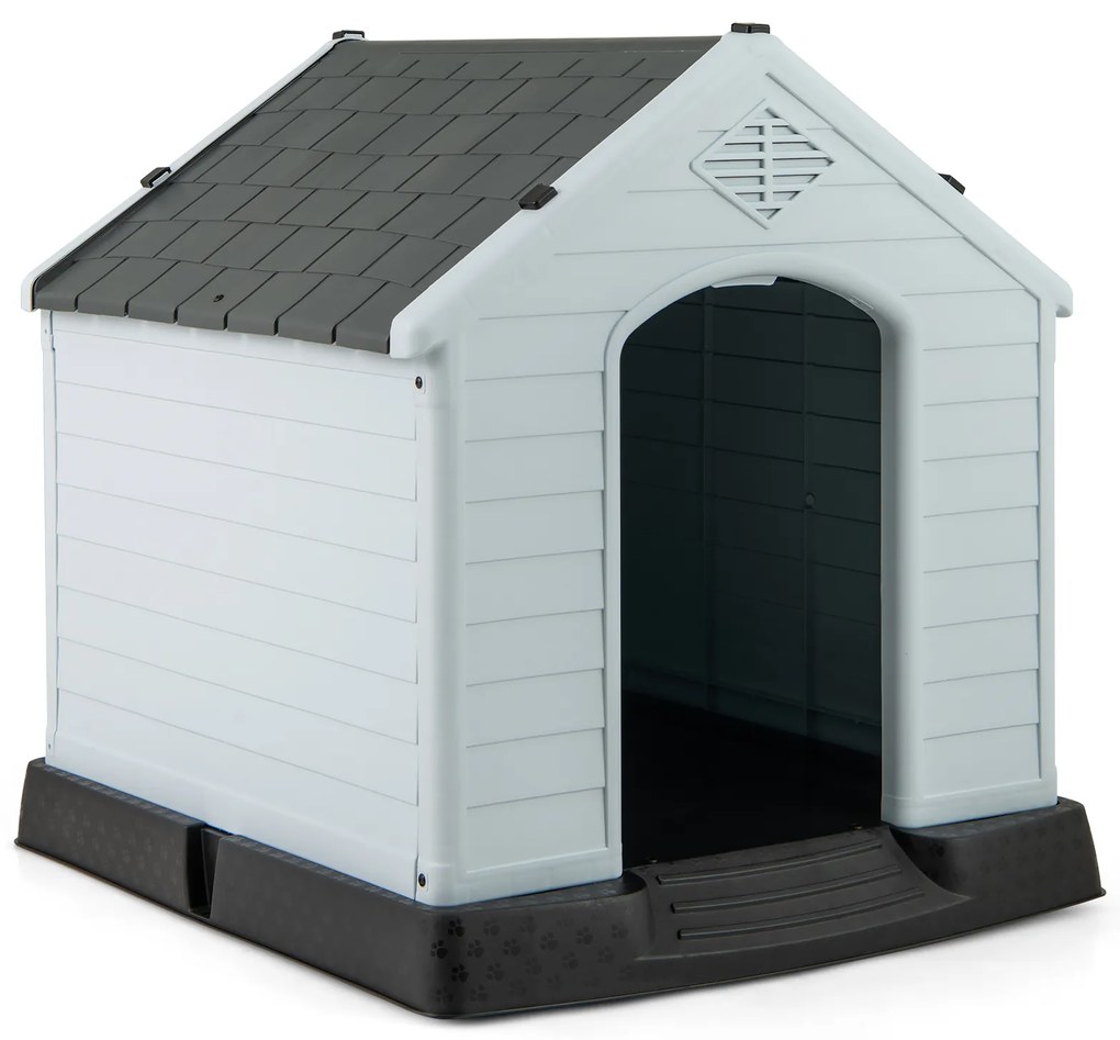 Cercadinho para animais de estimação com 100 cm de altura e 8 painéis com material antiferrugem para cães/gatos
