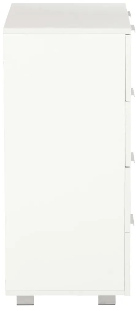 Aparador 60x35x80 cm derivados de madeira branco brilhante