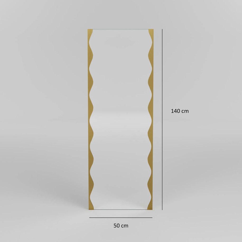 Espelho Melodia – Dourado – 50 cm x 140 cm