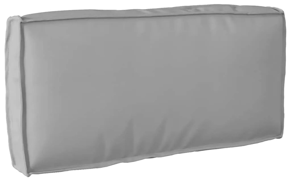 vidaXL Almofada de Palete para Encosto Cinza 80x40x12 cm em Tecido Oxford