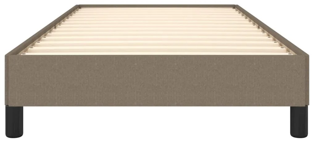 Estrutura cama sem colchão 90x200 cm tecido cinza-acastanhado