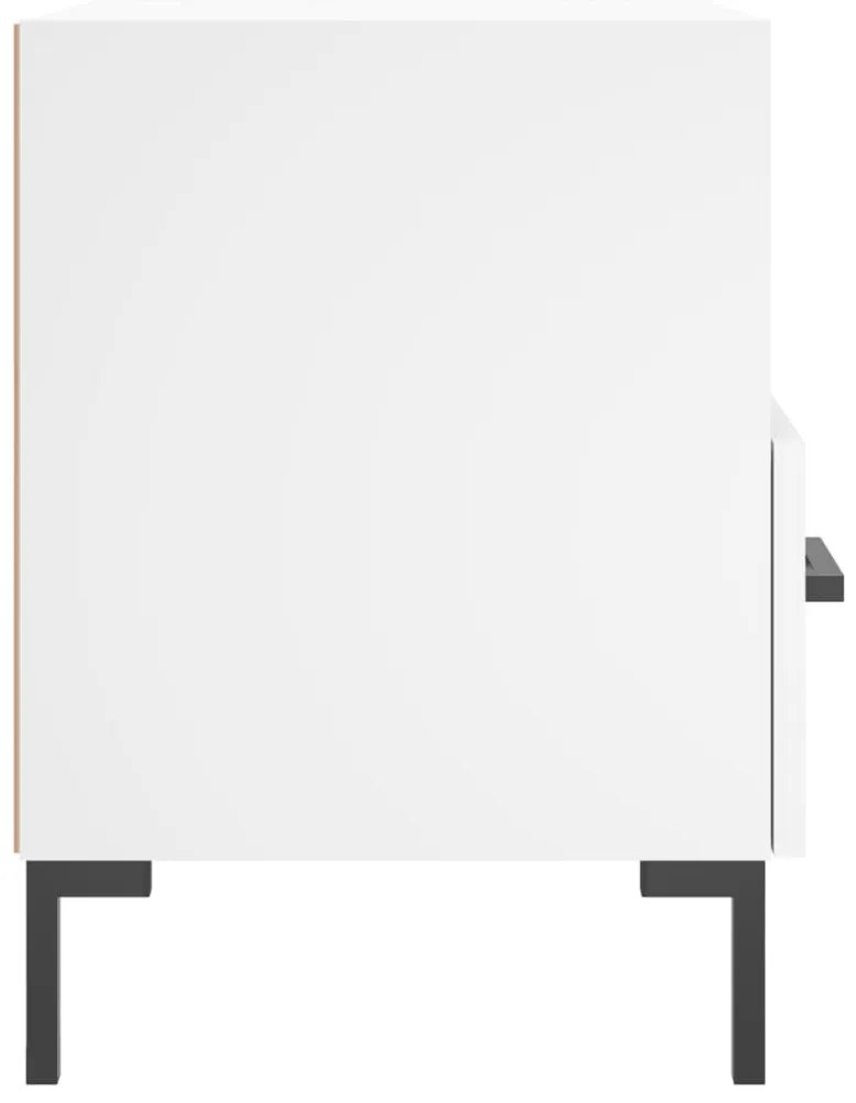 Mesa de cabeceira 40x35x47,5 cm derivados de madeira branco