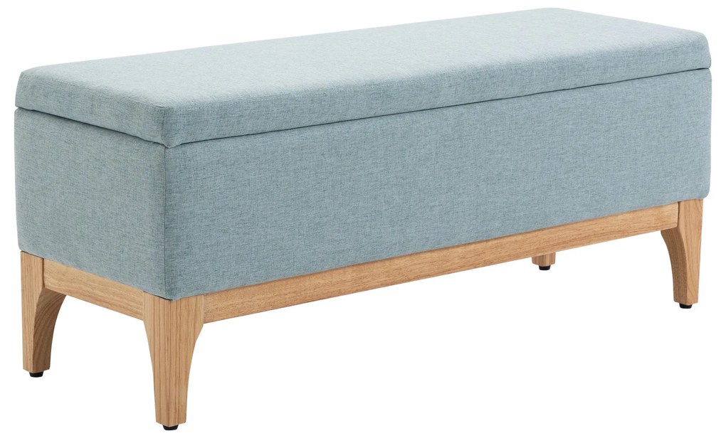 Banco com Arrumação Oxford – 110x39x45 cm – Cinzento Azulado – Arrumaç