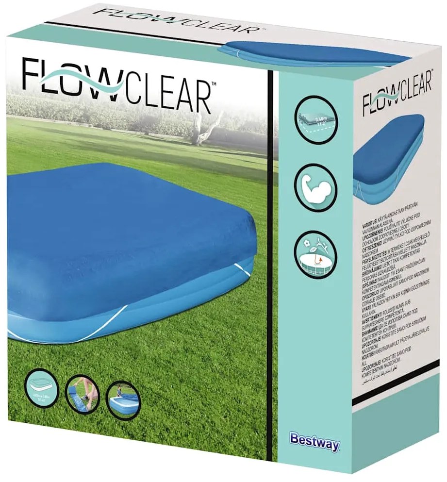 Flowclear Cobertura de piscina 305x183x56 cm