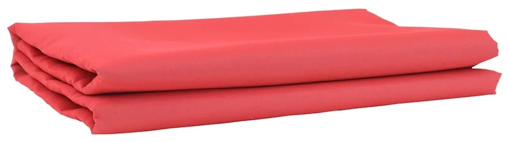 vidaXL Substituição de Toldos Vermelho 1000 x 160 cm Lona de Poliéster