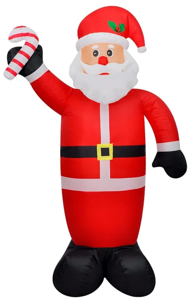vidaXL Pai Natal insuflável com luzes LEDs 300 cm