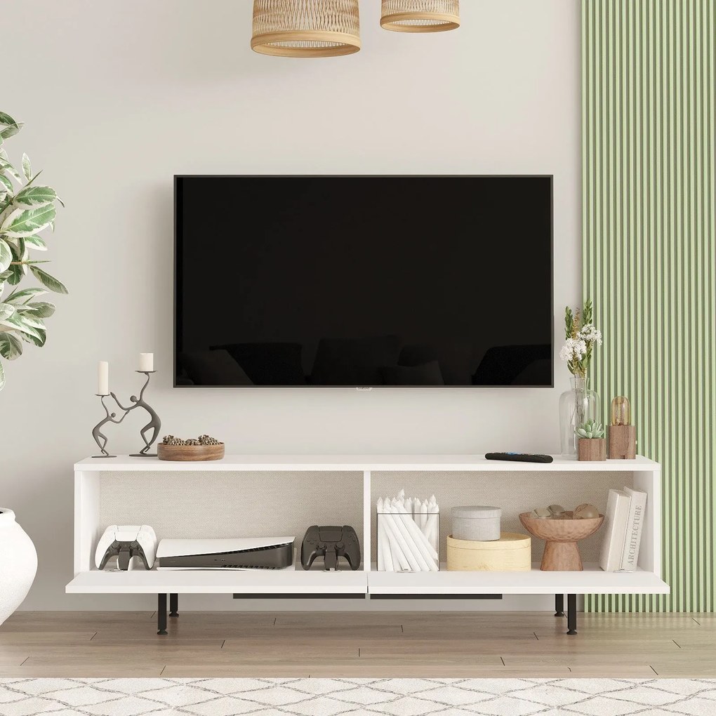 Móvel TV ON1 – Branco – 160 cm x 45,1 cm x 35,5 cm