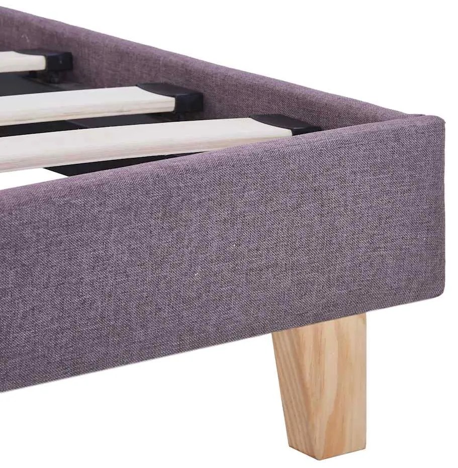 Estrutura de cama sem colchão 90x190 cm tecido
