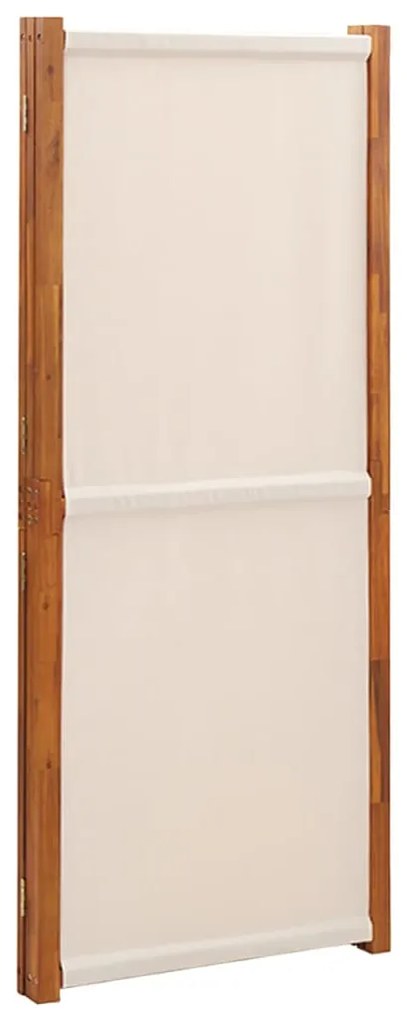 Divisória/biombo com 3 painéis 210x180 cm branco nata