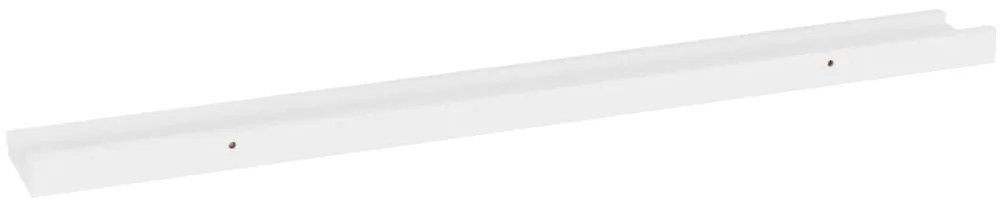 Prateleiras de parede 4 pcs 80x9x3 cm branco