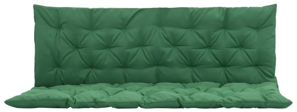 41470 vidaXL Almofada verde para cadeira de balanço 150 cm