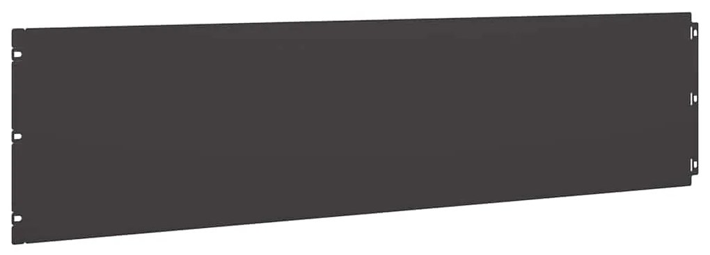 Orlas de relvado 10 pcs preto 25x103 cm aço laminado a frio