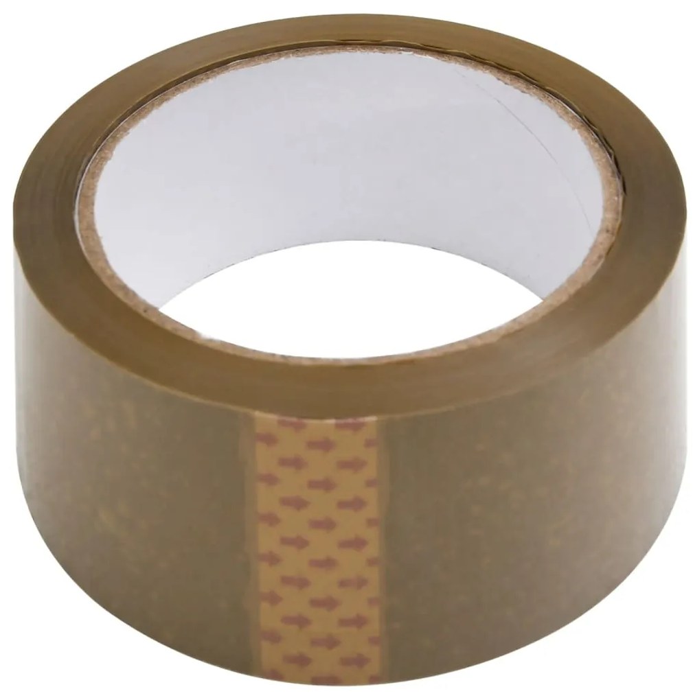 Fita adesiva para embalagens 12 pcs 48 mm x 66 m castanho