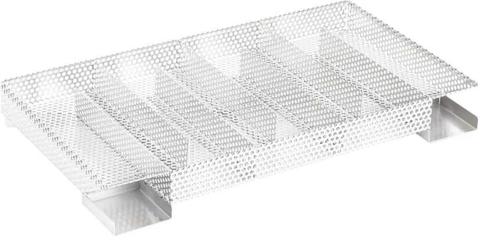 vidaXL Gerador de fumo frio com 8 câmaras 35 cm aço inoxidável