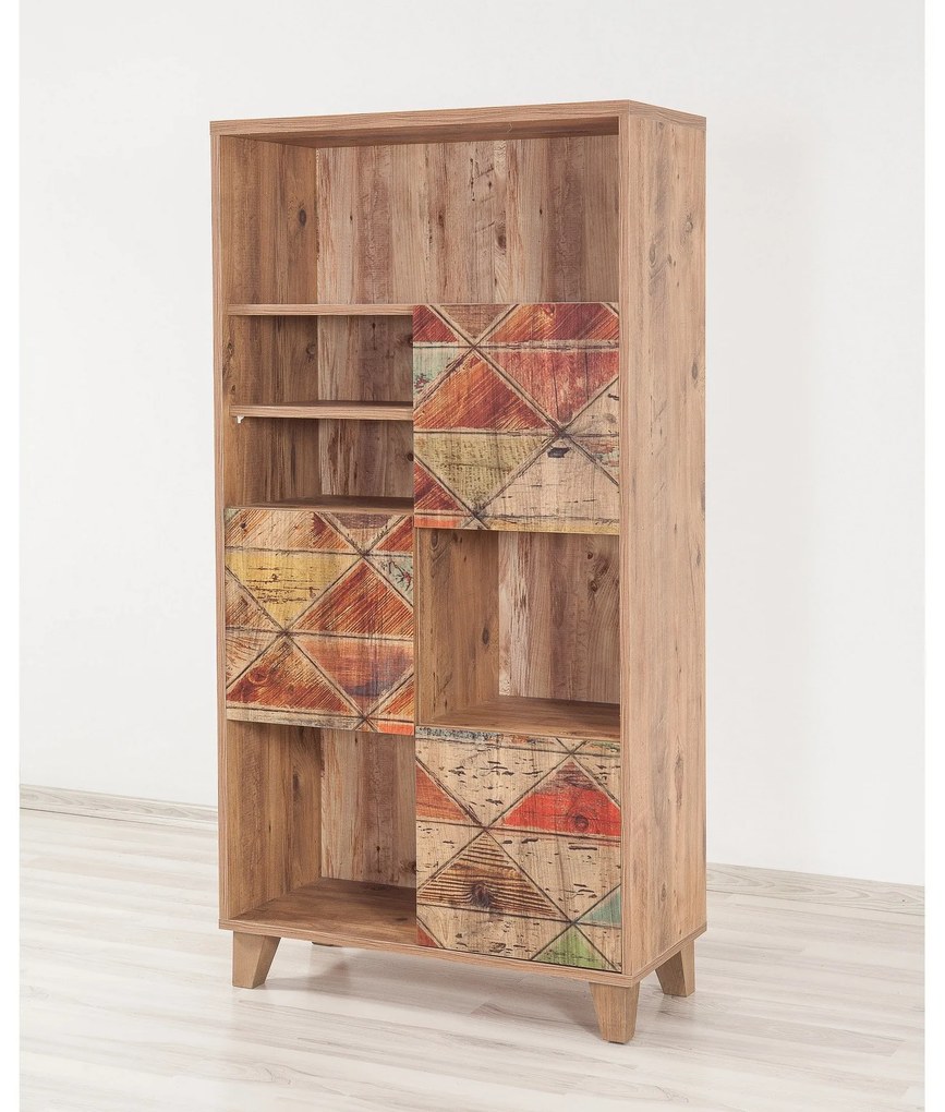 Estante Marina – Pinho Atlântico – 80x155x36 cm