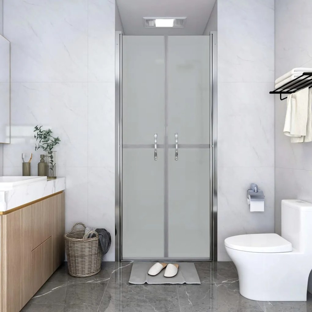 148795 vidaXL Porta de duche ESG opaco 86x190 cm