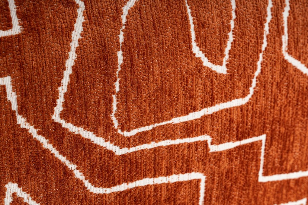 Pouffe Lora – Laranja – 85x85x40 cm