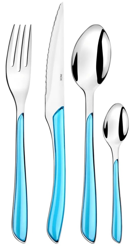426594 Amefa Conjunto de talheres 24 pcs Eclat turquesa