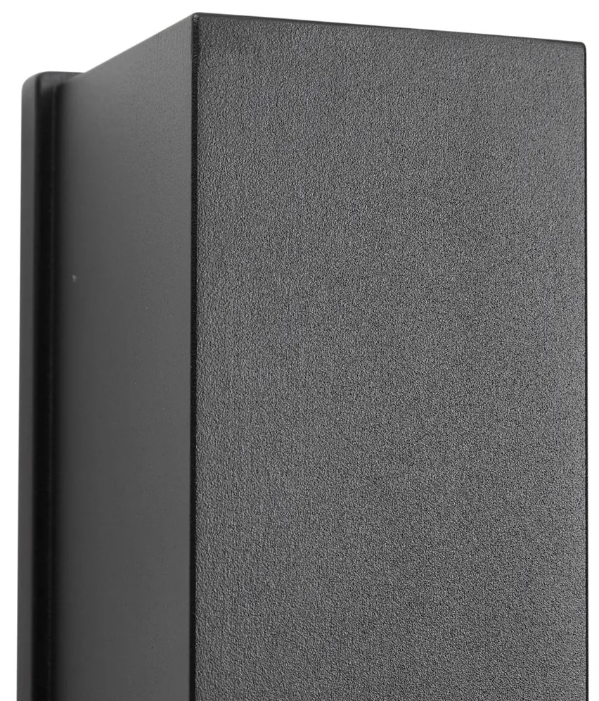 Candeeiro de Parede Preto Magnético Incl. LED Recarregável - Baleno