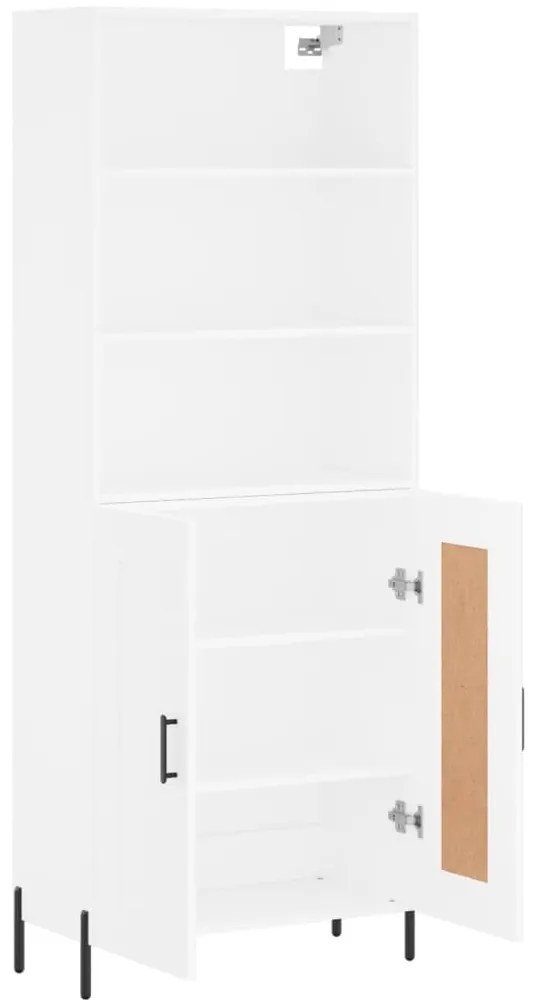 Armário alto 69,5x34x180 cm derivados de madeira branco