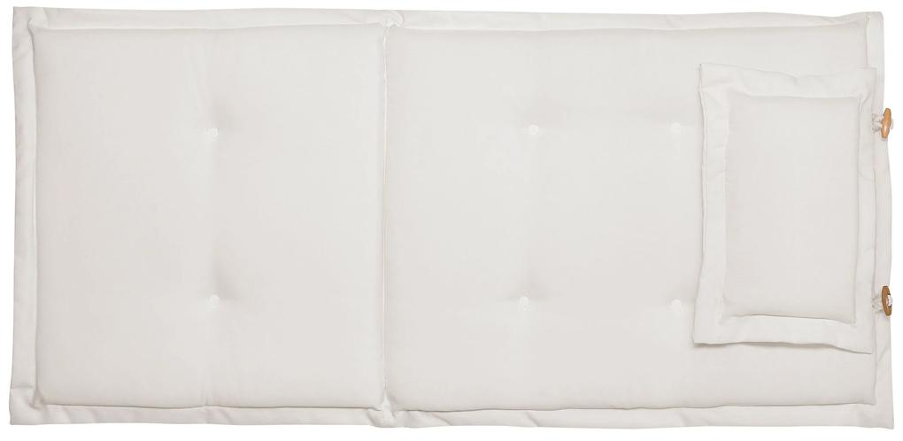 Conjunto de 8 almofadas em branco nata para a cadeira MAUI Beliani