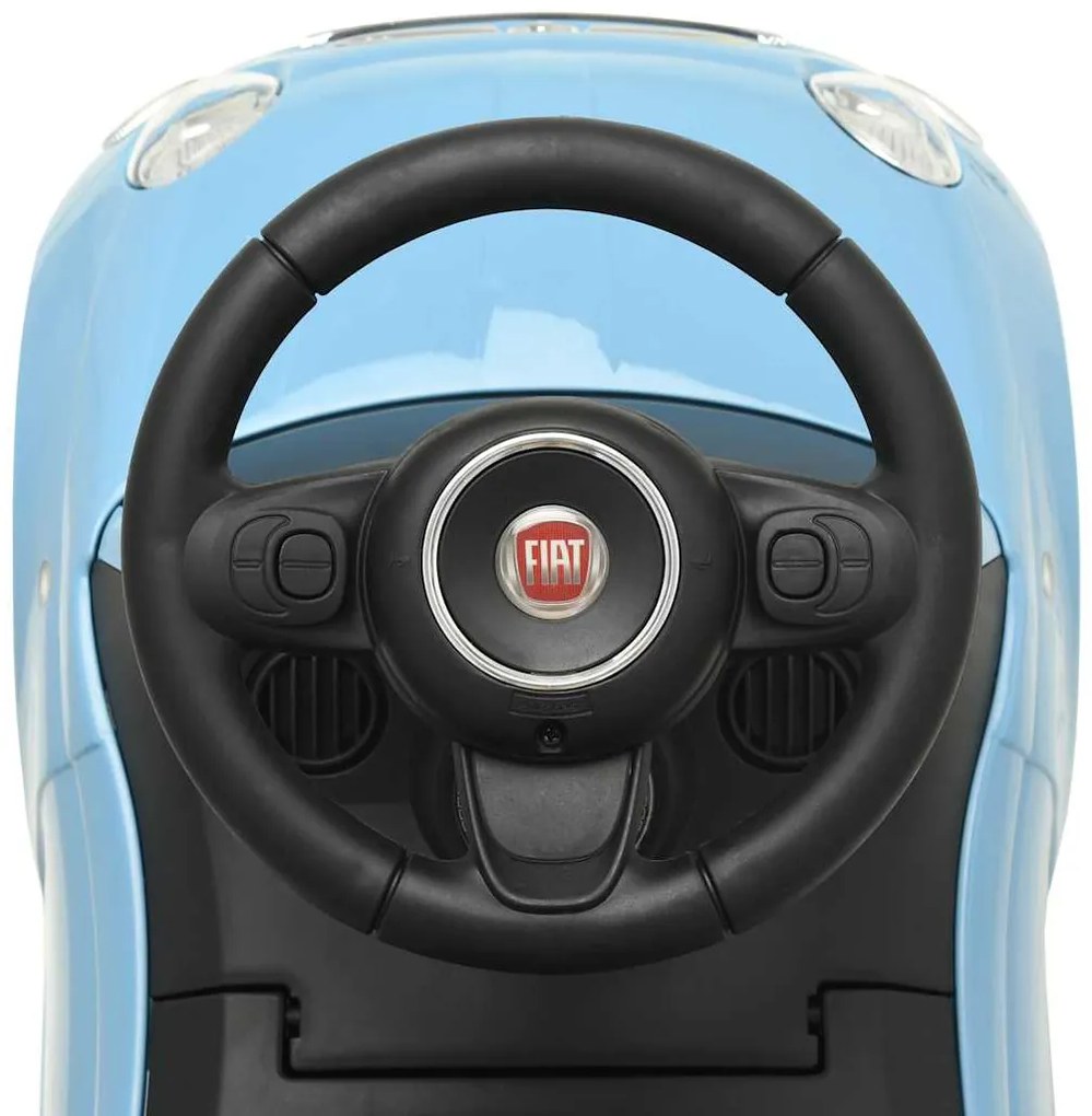 Carro de passeio Fiat 500 azul