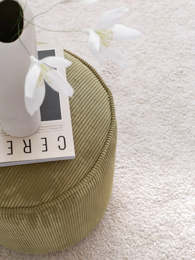 Pouffe Teddy – Khaki – 43x45x43 cm