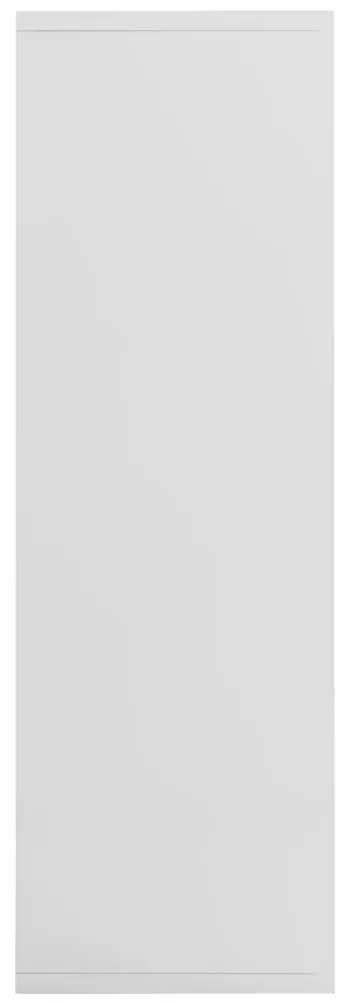 Estante/aparador derivados de madeira branco brilhante
