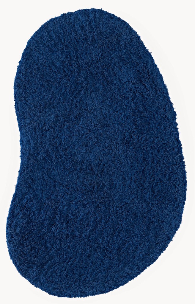 Tapete de pelo comprido com forma orgânica Tully