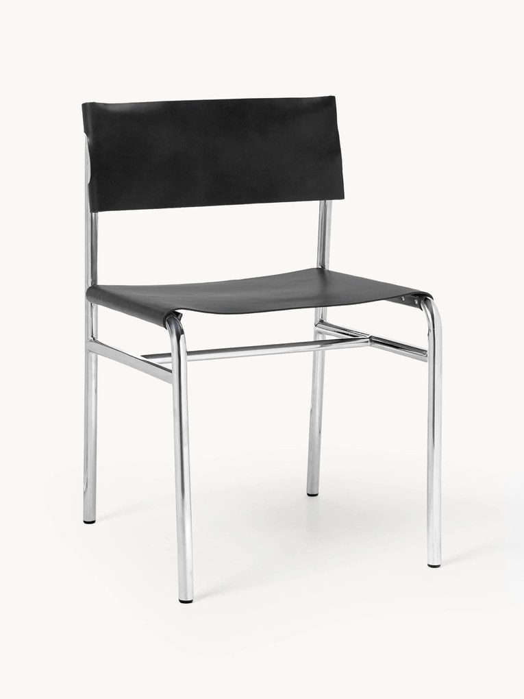 Cadeira de jantar em couro Jordan