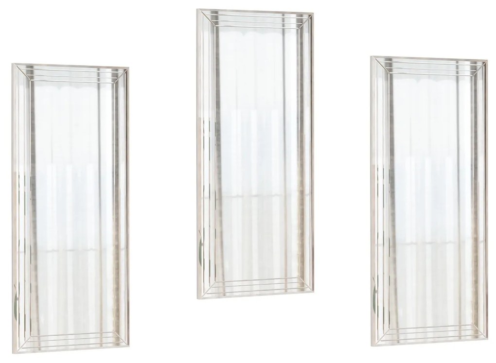 Conjunto de Espelhos Decorativos Mini Neom – Transparente – 30 cm x 70