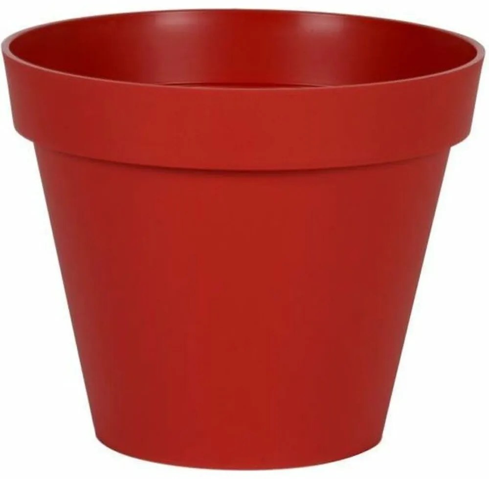 Vaso Eda Redonda Vermelho