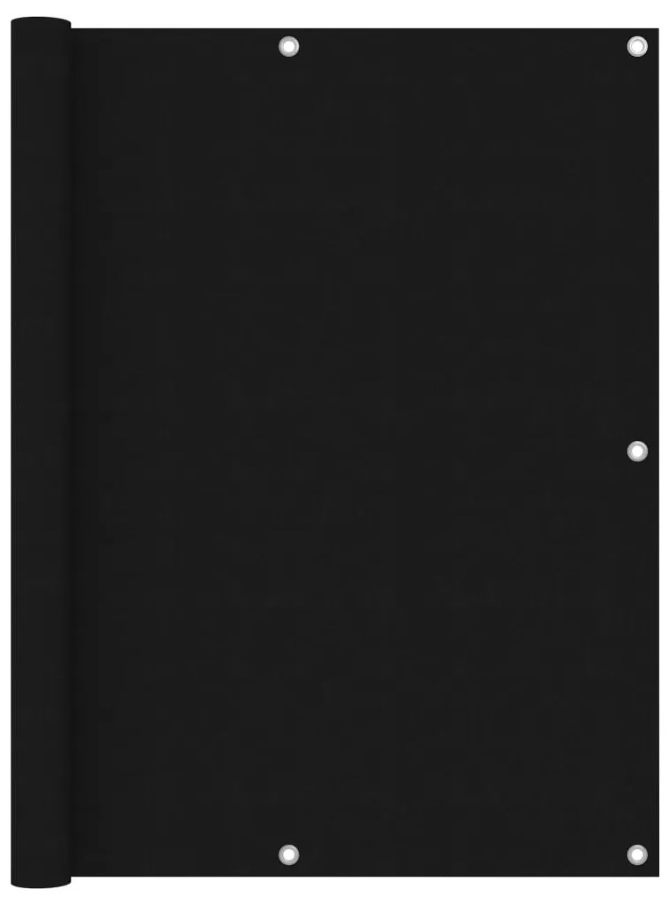 Tela de varanda 120x300 cm tecido Oxford preto