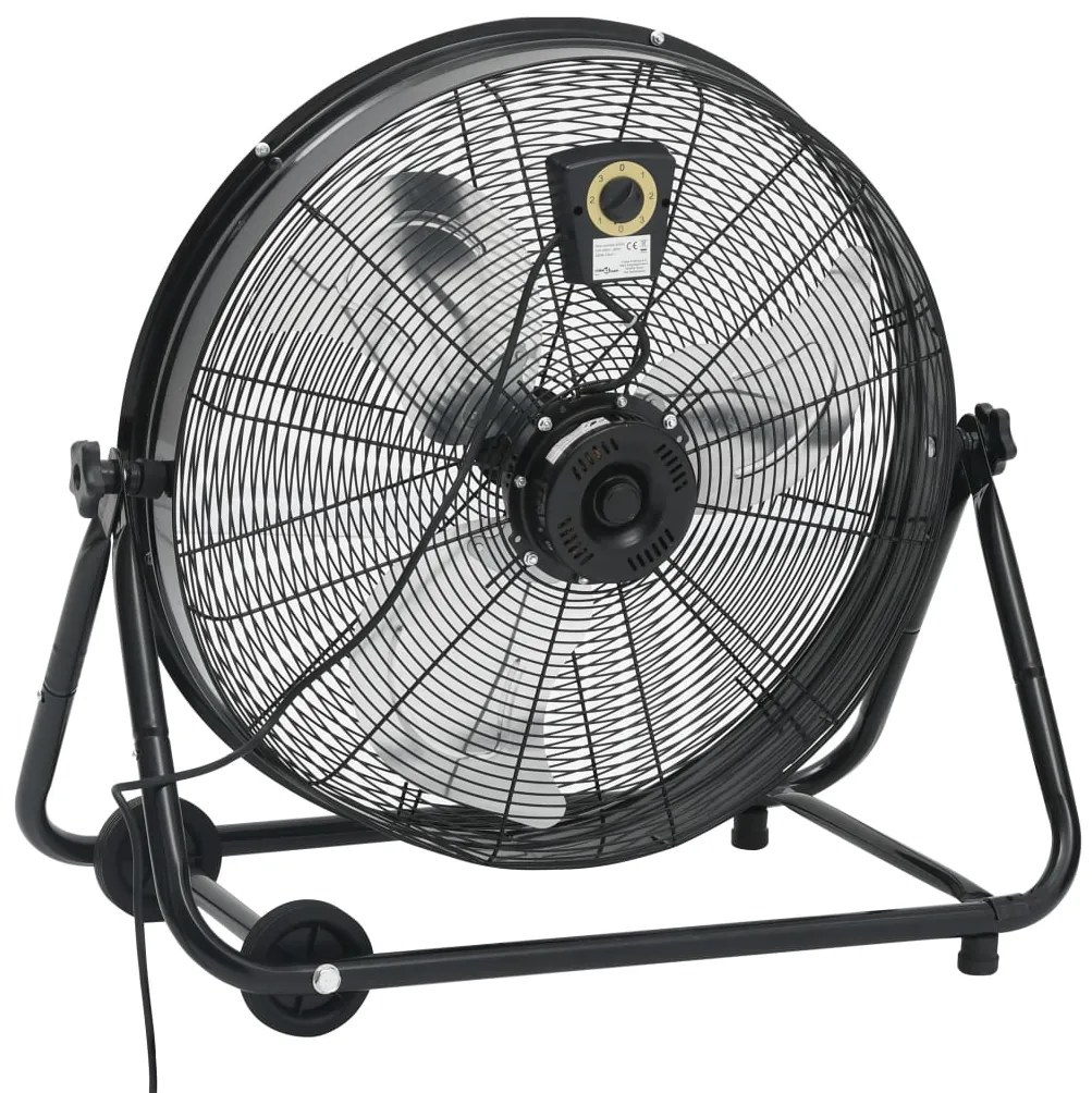 Ventoinha de tambor industrial 60 cm 172,5 W preto