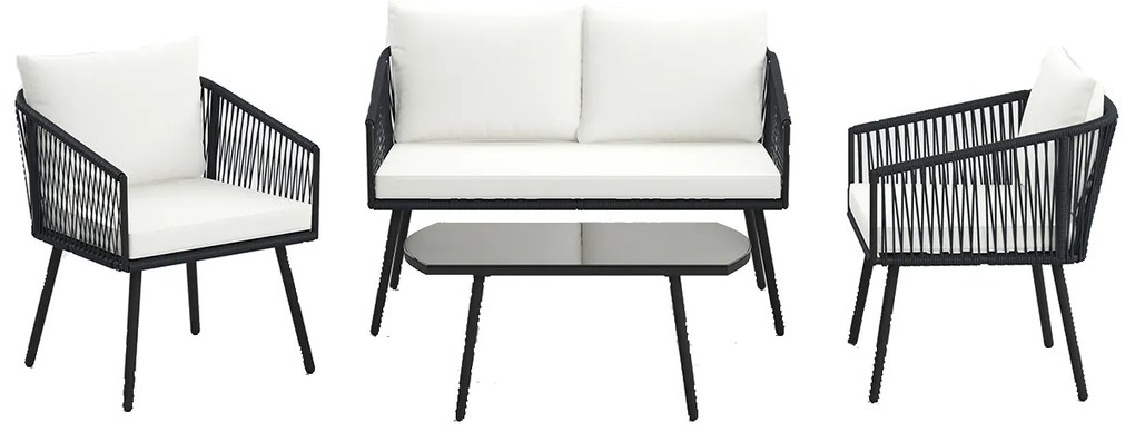 Carrinho de bar para área externa, prateleira de vime de 3 níveis para pátio, com rodas universais com trava e alças laterais, 86 x 50 x 89 cm