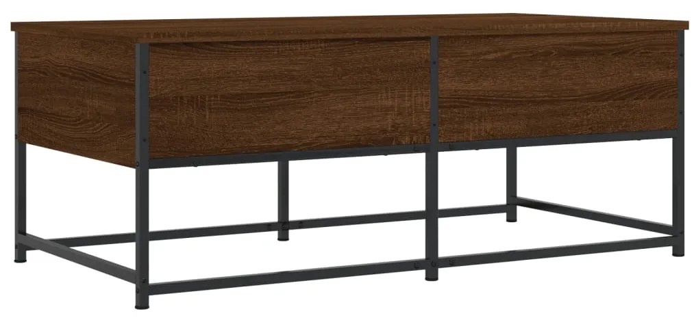 Mesa de centro 100x51x40 cm derivados madeira carvalho castanho