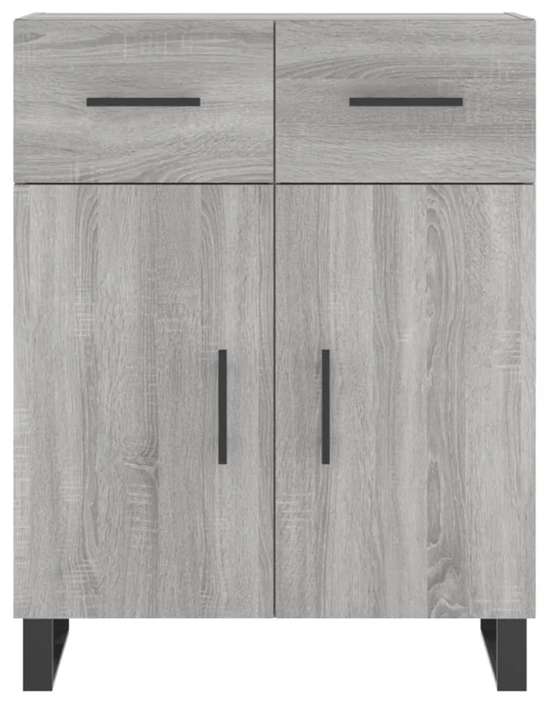 Armário alto 69,5x34x180 cm derivados de madeira sonoma cinza