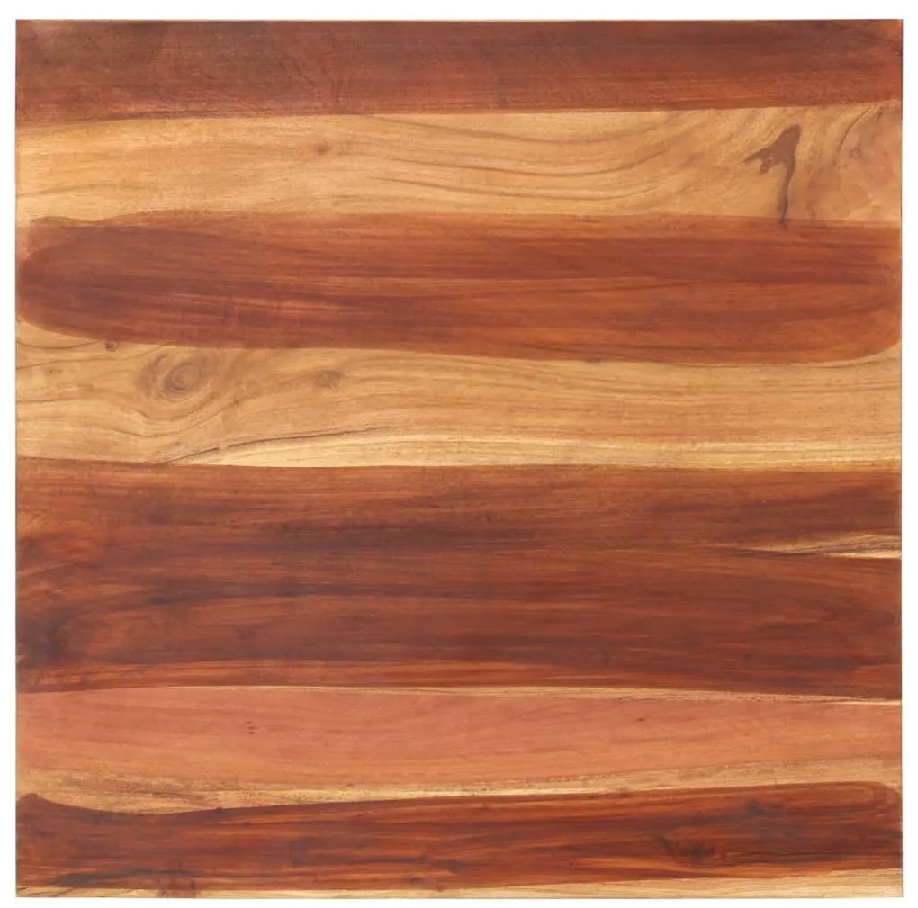 vidaXL Tampo de mesa madeira de acácia maciça 15-16 mm 70x70 cm