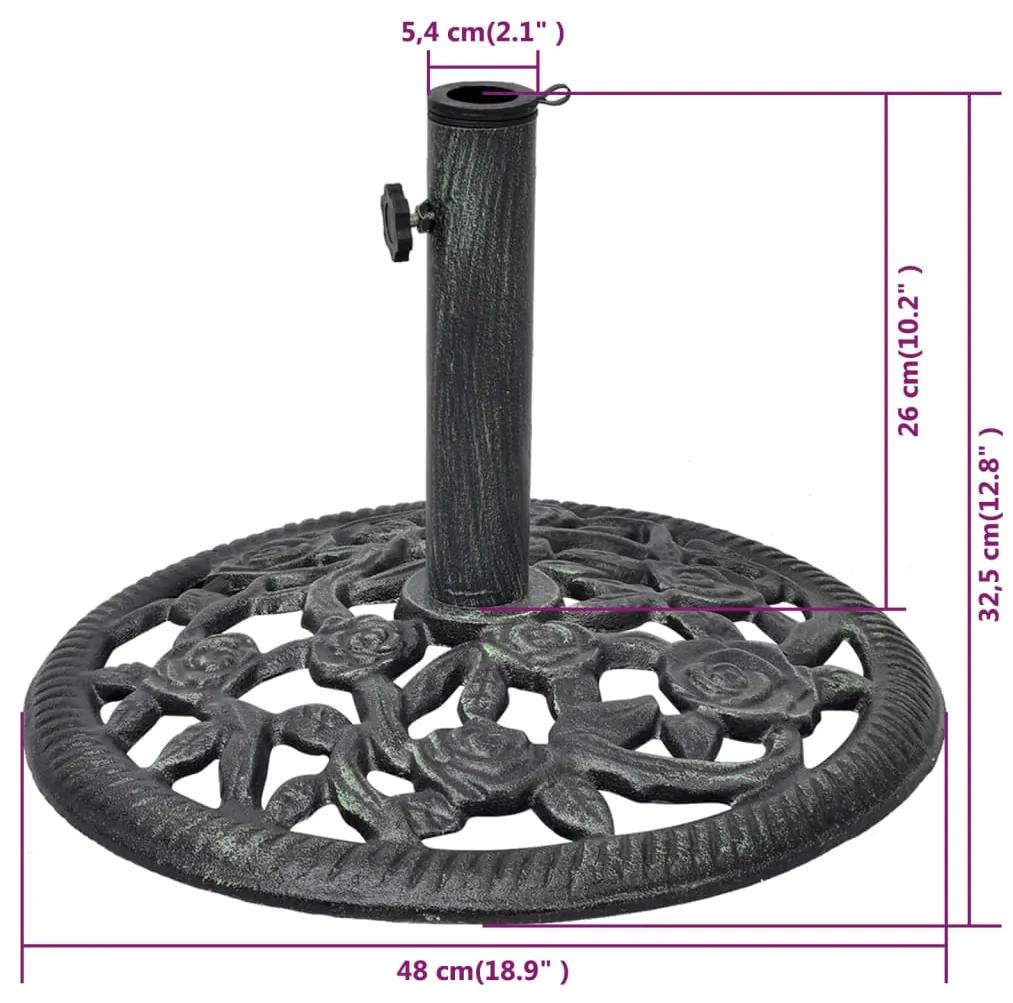 Base para guarda-sol em ferro fundido 12 kg 48 cm