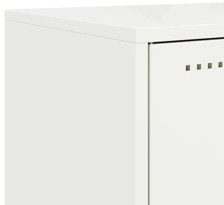 Móvel de TV 68x39x60,5 cm aço branco
