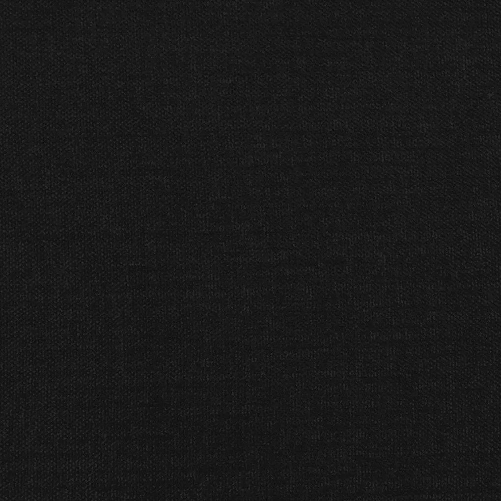 Estrutura de cama sem colchão 160x200 cm tecido preto
