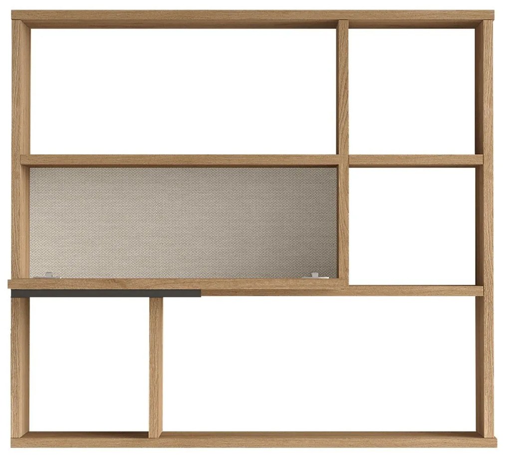 Prateleira de Parede ON5 – Nogueira – 90,1x81x22 cm