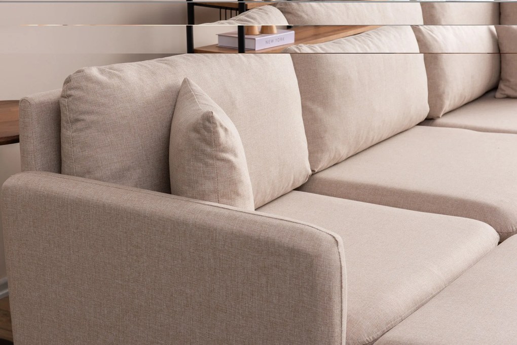 Sofá de Canto Reya – Creme – 245 cm x 180 cm