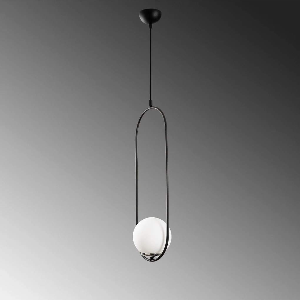 Chandelier Mudoni – Preto e Branco – 20 x 15 cm