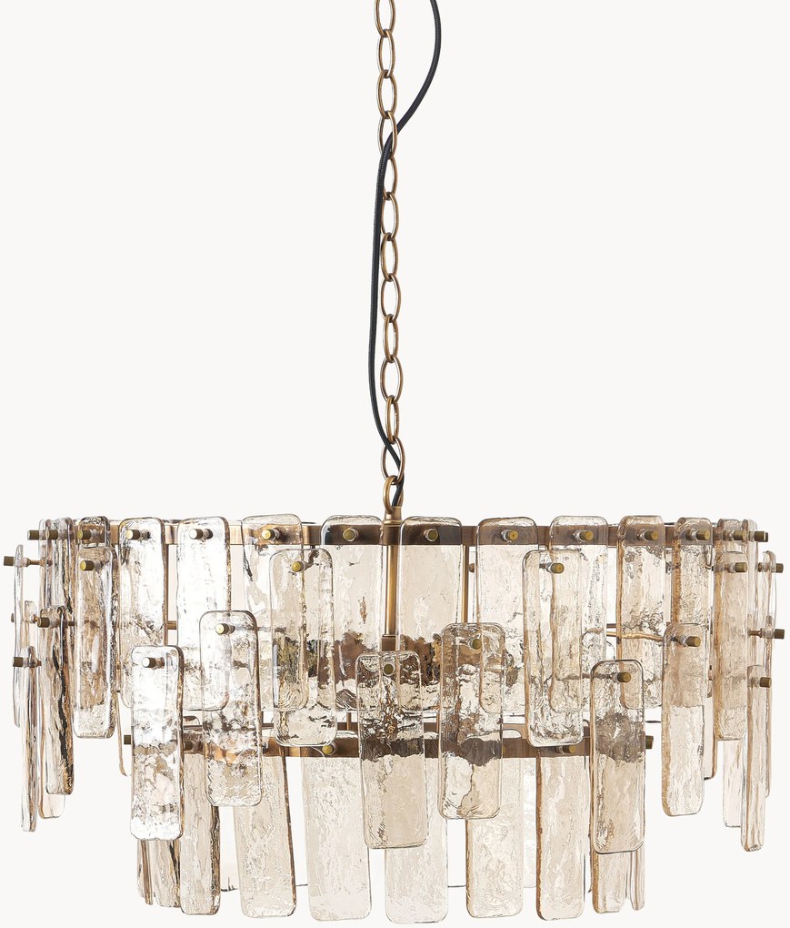 Candeeiro suspenso de vidro grande Cersei