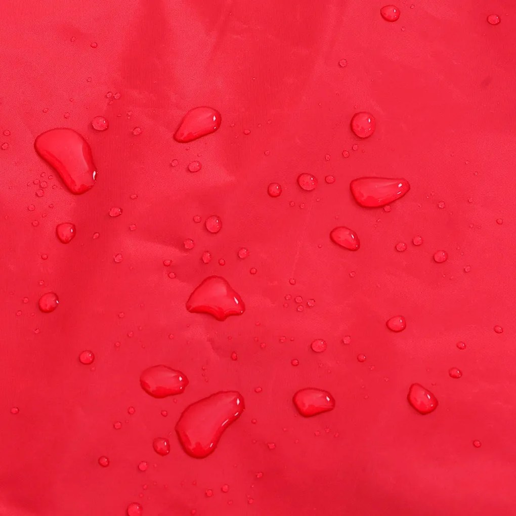 Capa de chuva para cães com tiras reflectoras vermelho S