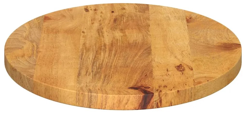 Tampo de mesa oval 140x60x2,5 cm madeira de mangueira maciça