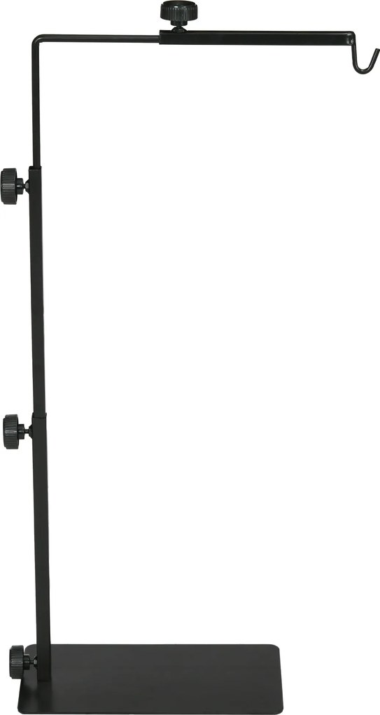 PawHut Suporte para lâmpada de aquecimento para terrários, ajustável em altura, 40x15x95cm, Preto | Aosom Portugal